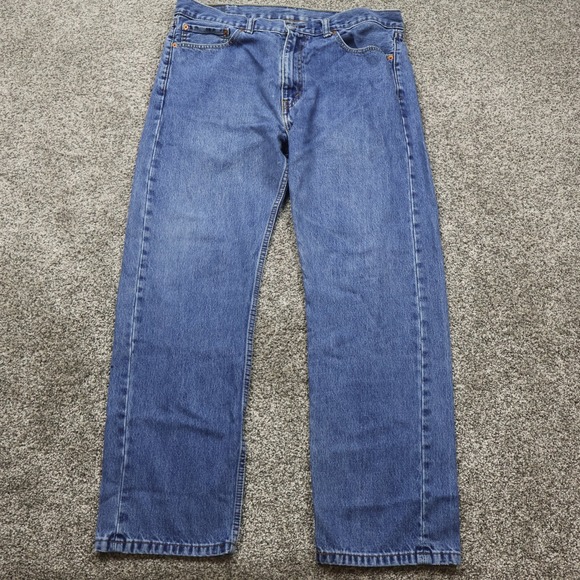 Levi's Jeans Men's 37x31 Relaxed Denim Straight Leg Classic Fit 505 - Picture 1 of 13